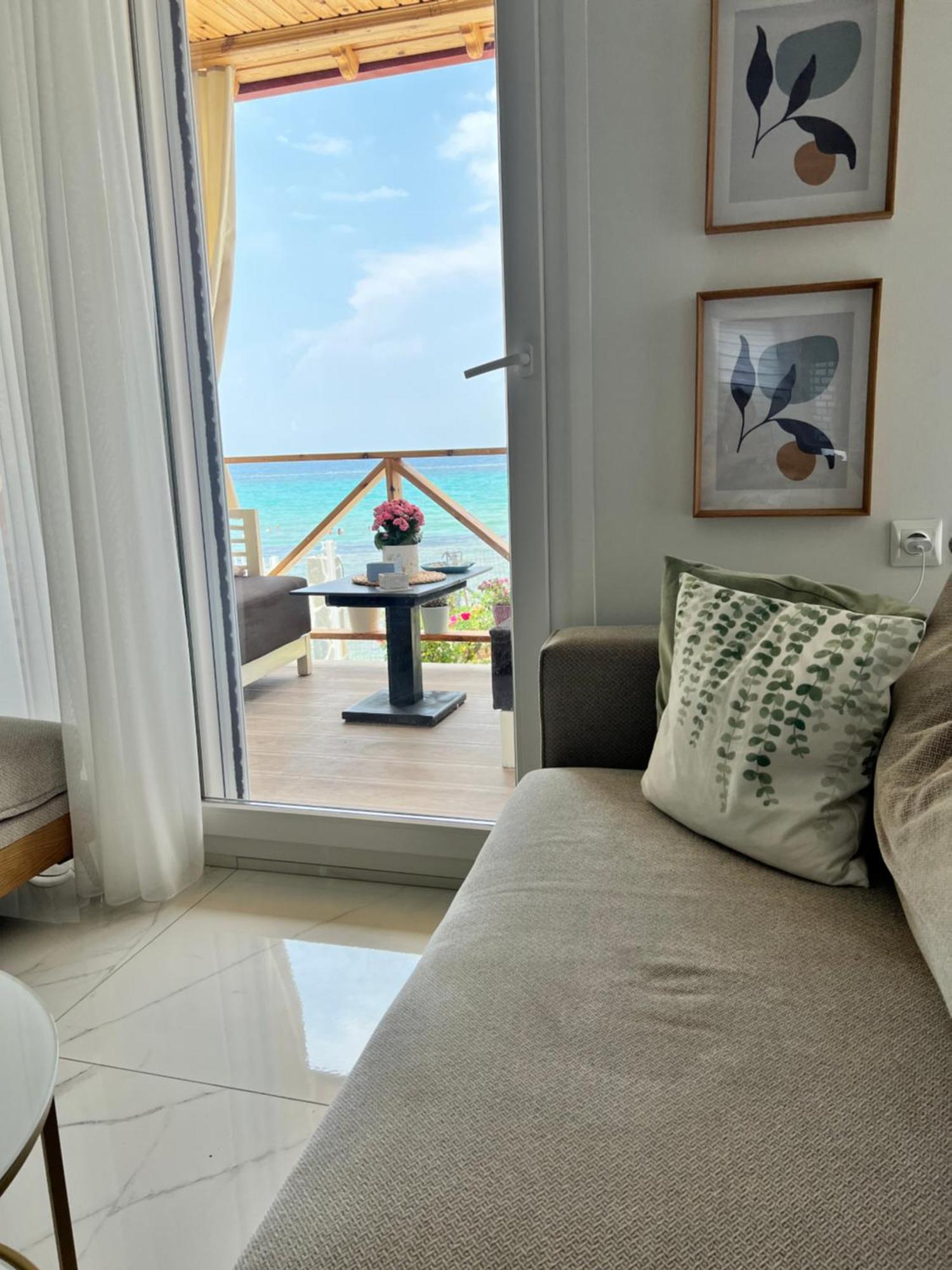 Beachfront Villa Athina Vergia Esterno foto